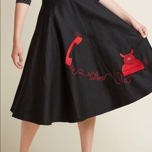 Collectif Your Call Midi Skirt ModCloth